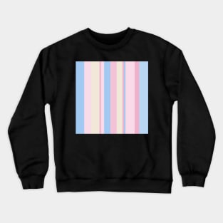 Pastel Color Stripes Crewneck Sweatshirt